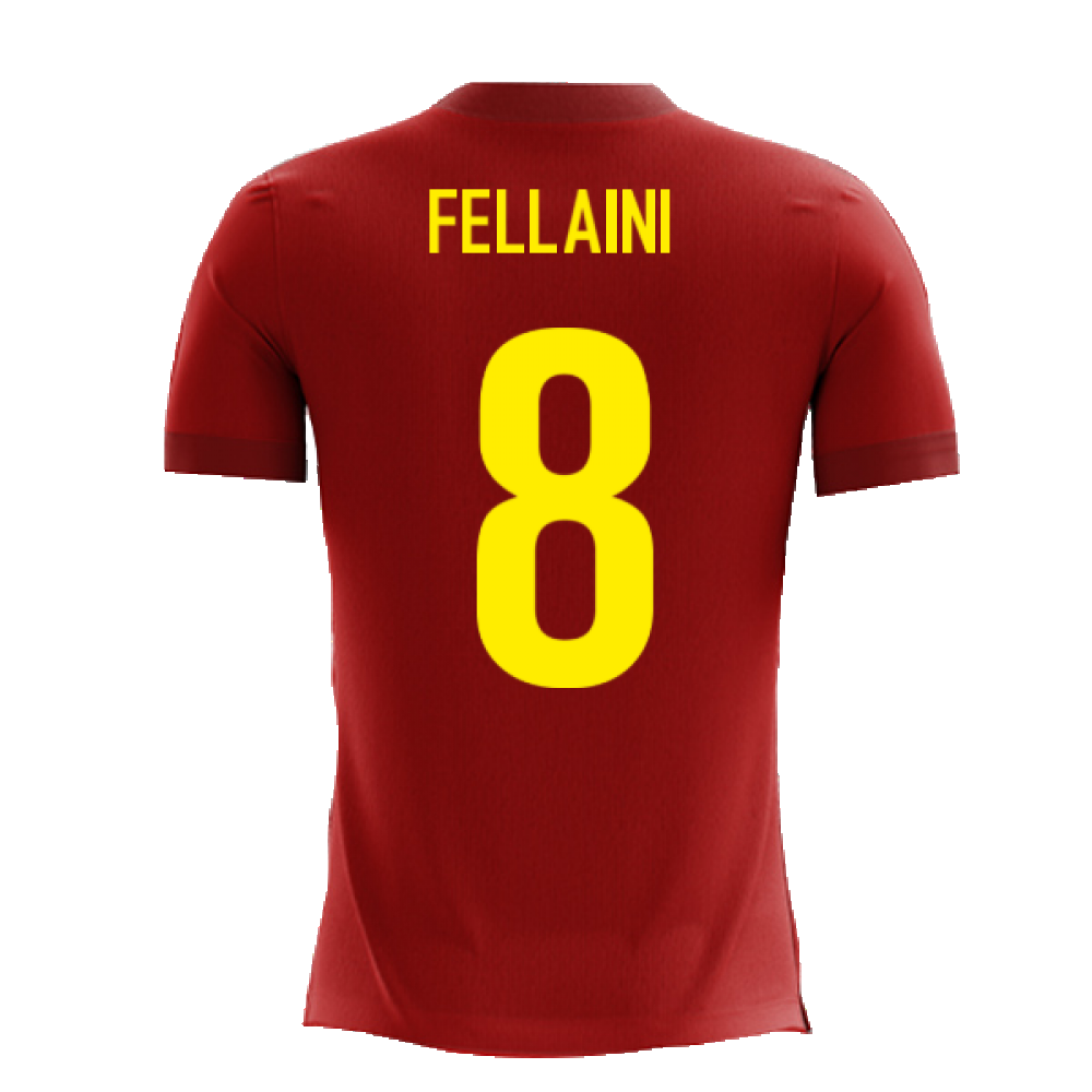 2024-2025 Belgium Airo Concept Home Shirt (Fellaini 8) - Kids