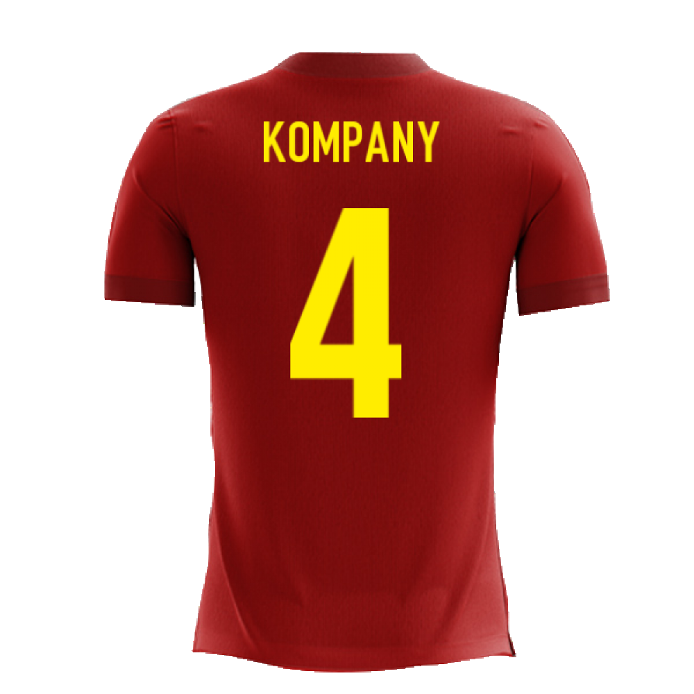 2024-2025 Belgium Airo Concept Home Shirt (Kompany 4) - Kids