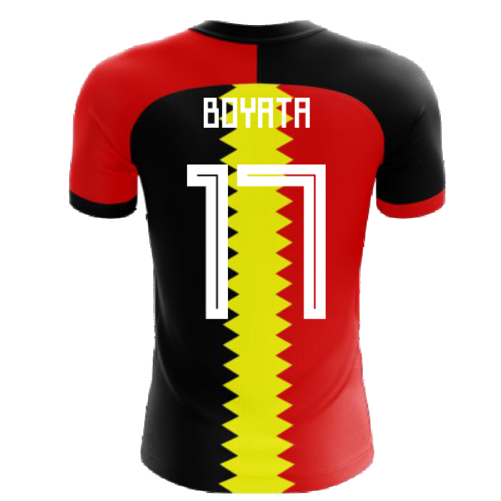 2024-2025 Belgium Flag Concept Football Shirt (Boyata 17) - Kids