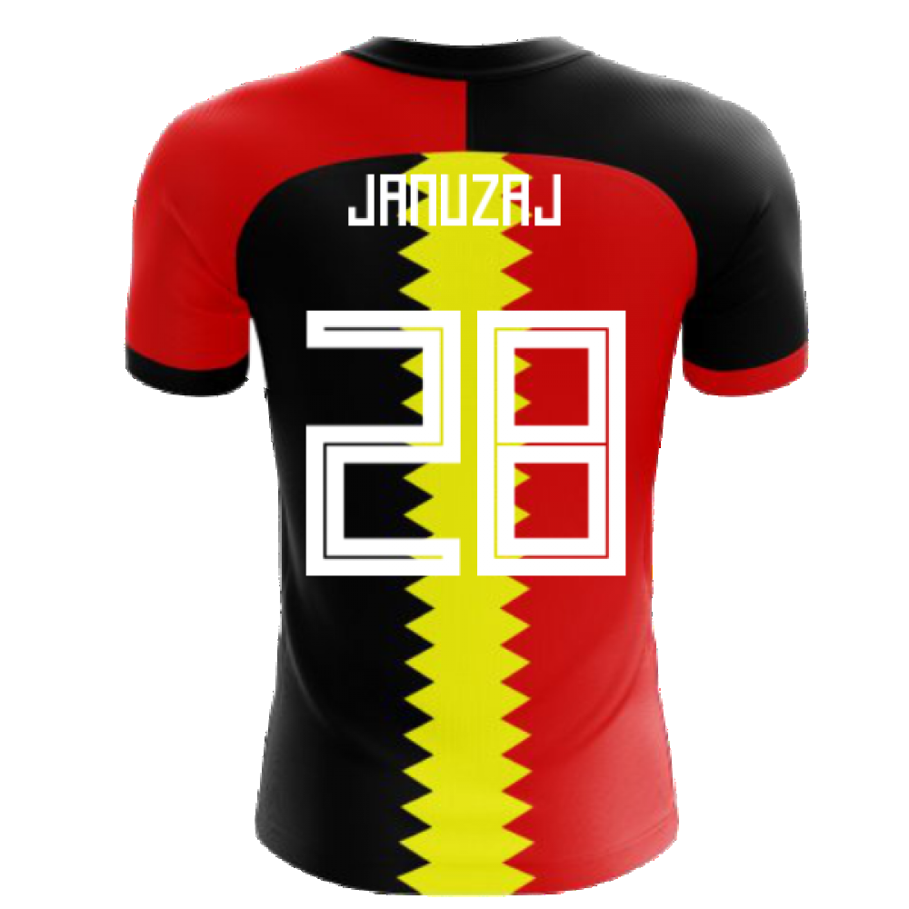 2024-2025 Belgium Flag Concept Football Shirt (Januzaj 28) - Kids