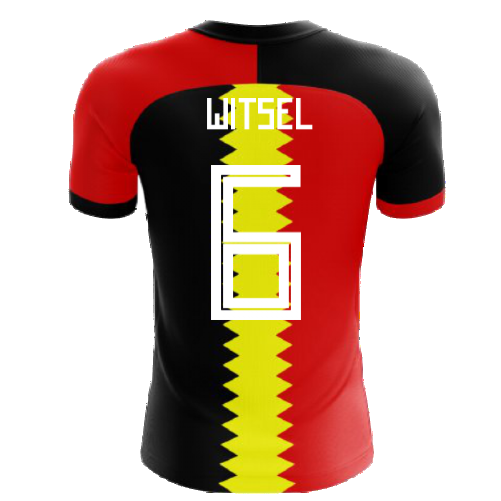 2024-2025 Belgium Flag Concept Football Shirt (Witsel 6)