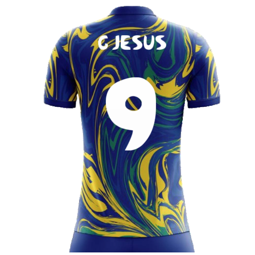 2024-2025 Brazil Away Concept Shirt (G Jesus 9)