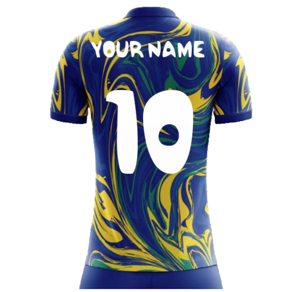 2024-2025 Brazil Away Concept Shirt (Your Name) -Kids