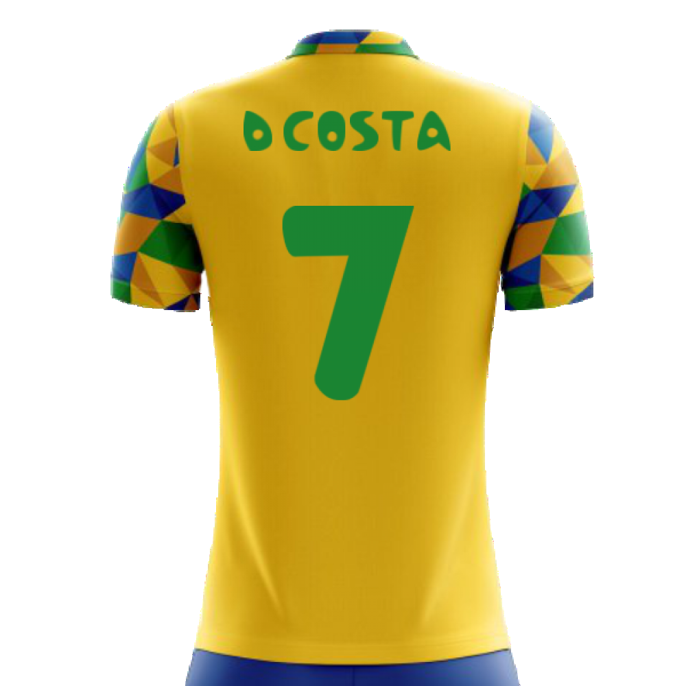 2024-2025 Brazil Home Concept Football Shirt (D Costa 7)