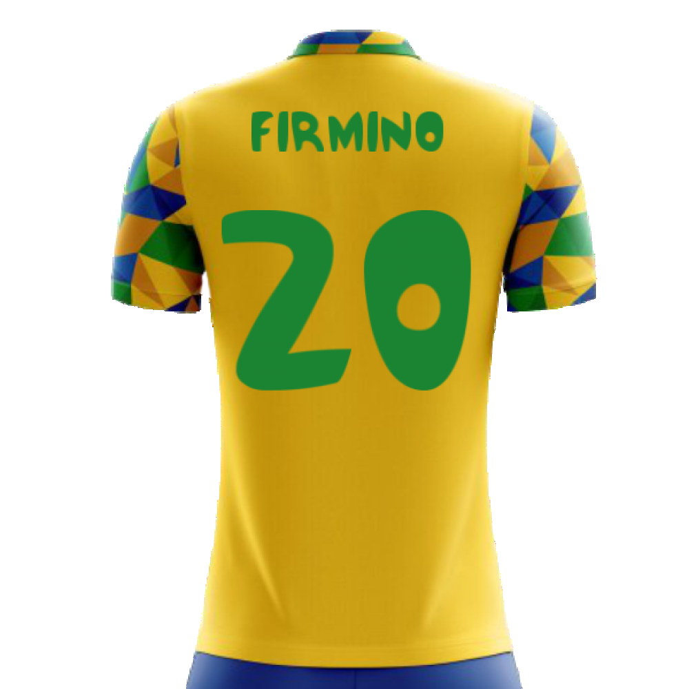 2024-2025 Brazil Home Concept Football Shirt (Firmino 20) - Kids