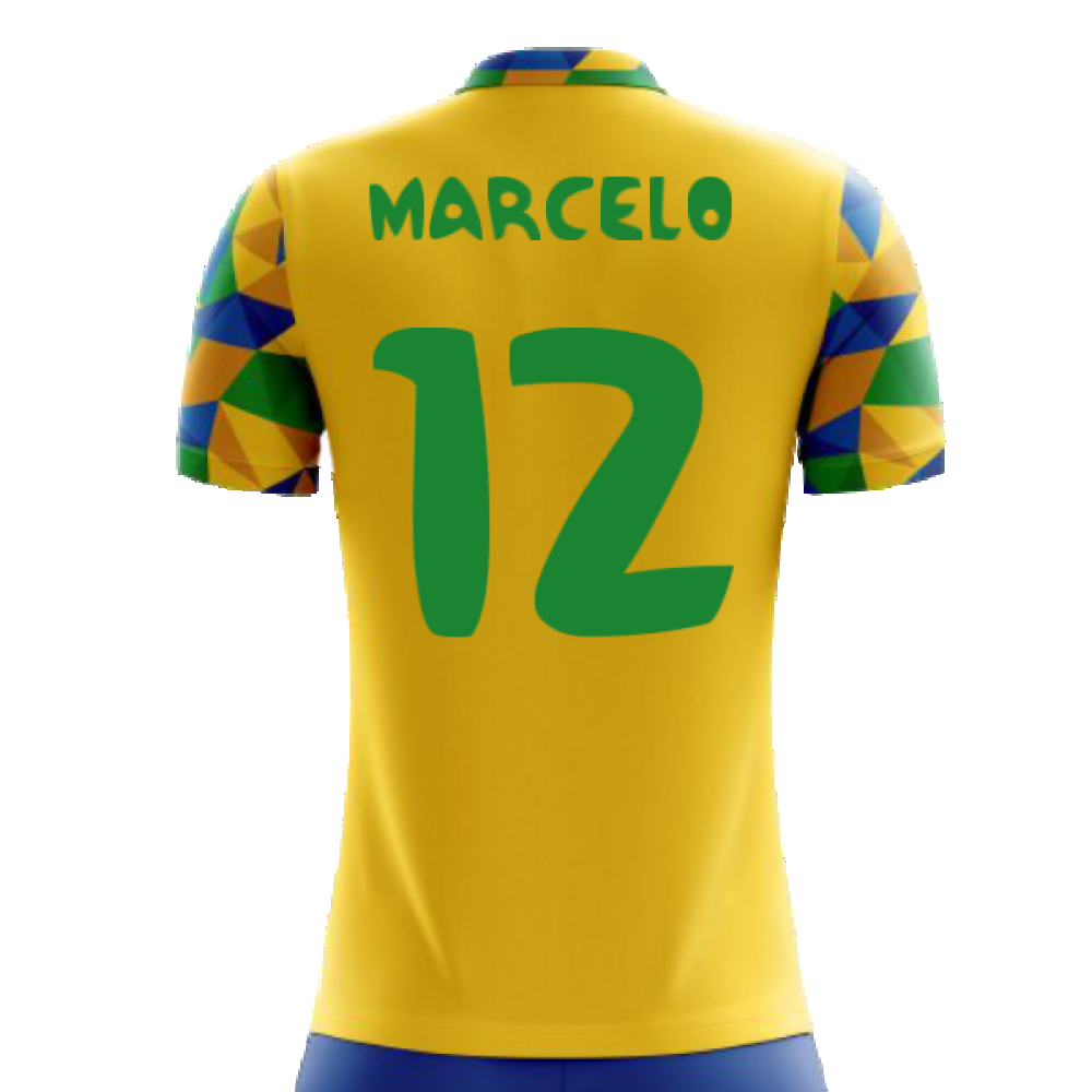 2024-2025 Brazil Home Concept Football Shirt (Marcelo 12) - Kids