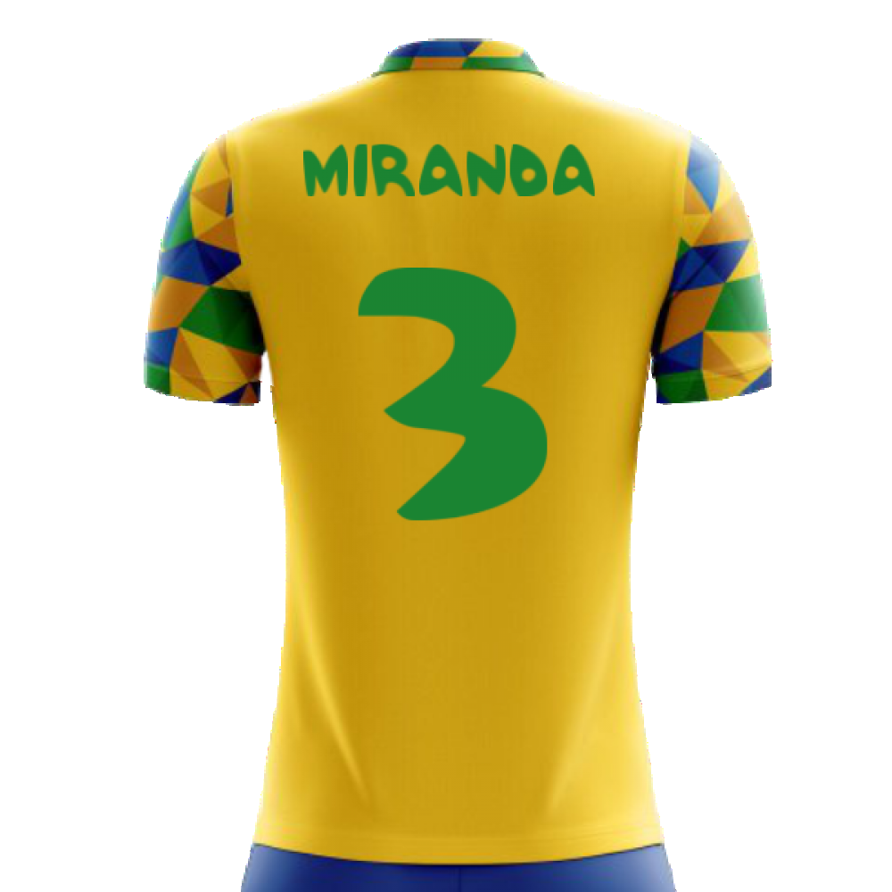 2024-2025 Brazil Home Concept Football Shirt (Miranda 3)