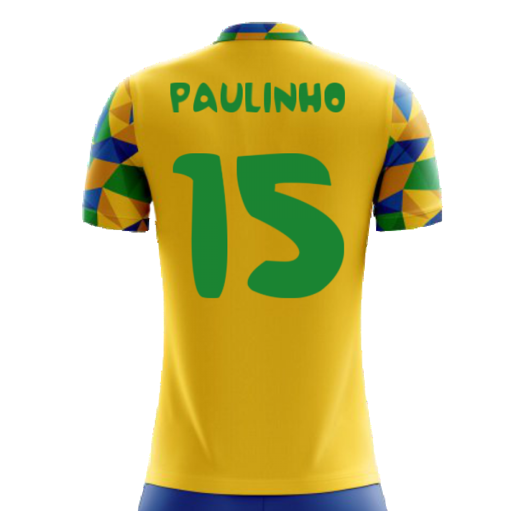 2024-2025 Brazil Home Concept Football Shirt (Paulinho 15)