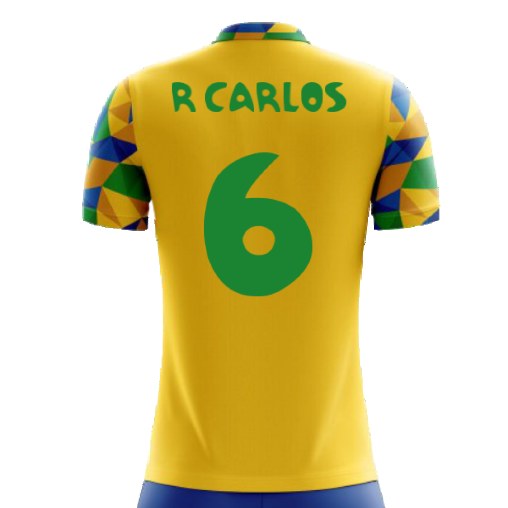 2024-2025 Brazil Home Concept Football Shirt (R Carlos 6)