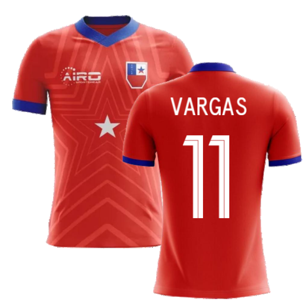 2024-2025 Chile Home Concept Football Shirt (Vargas 11) - Kids