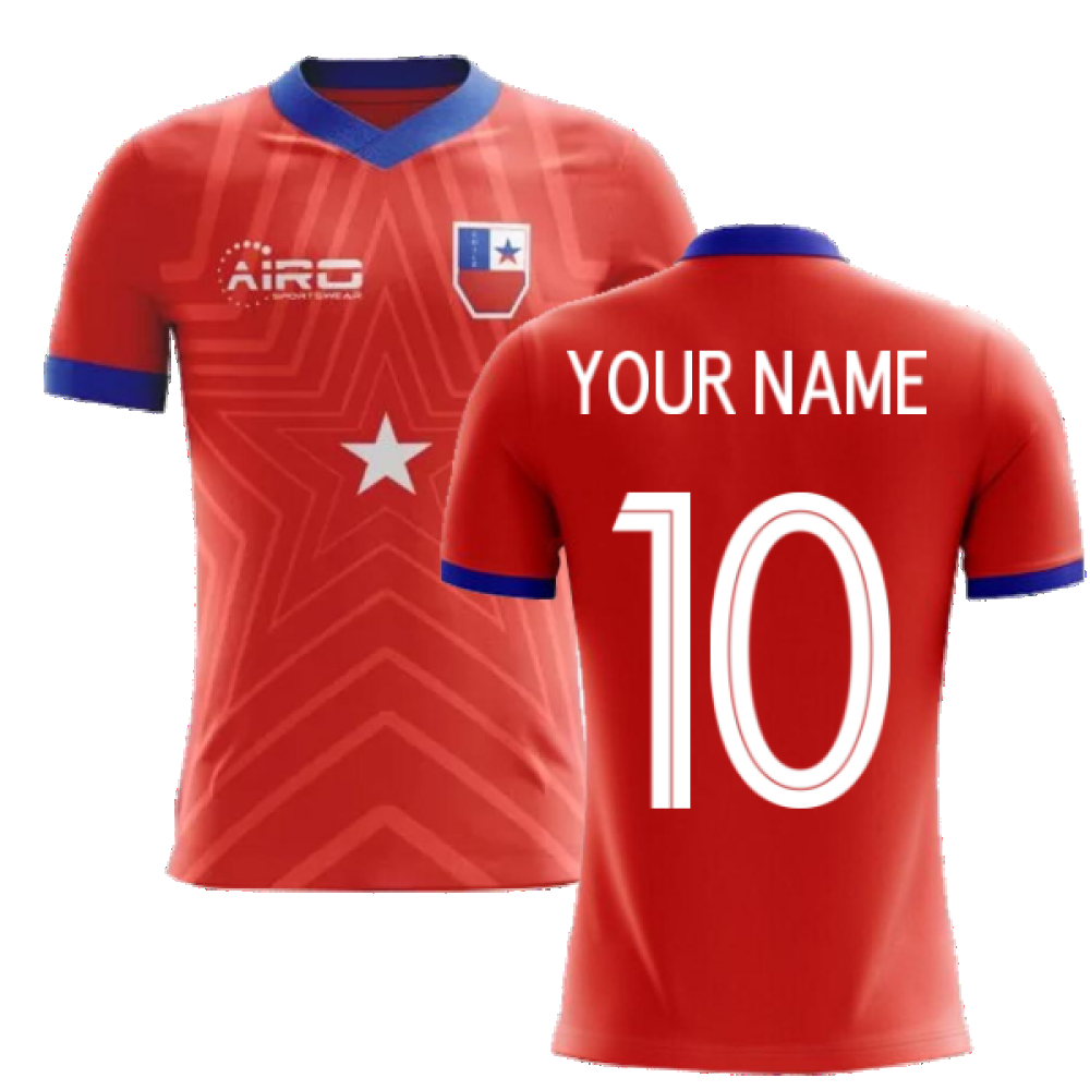 2024-2025 Chile Home Concept Football Shirt (Your Name) -Kids