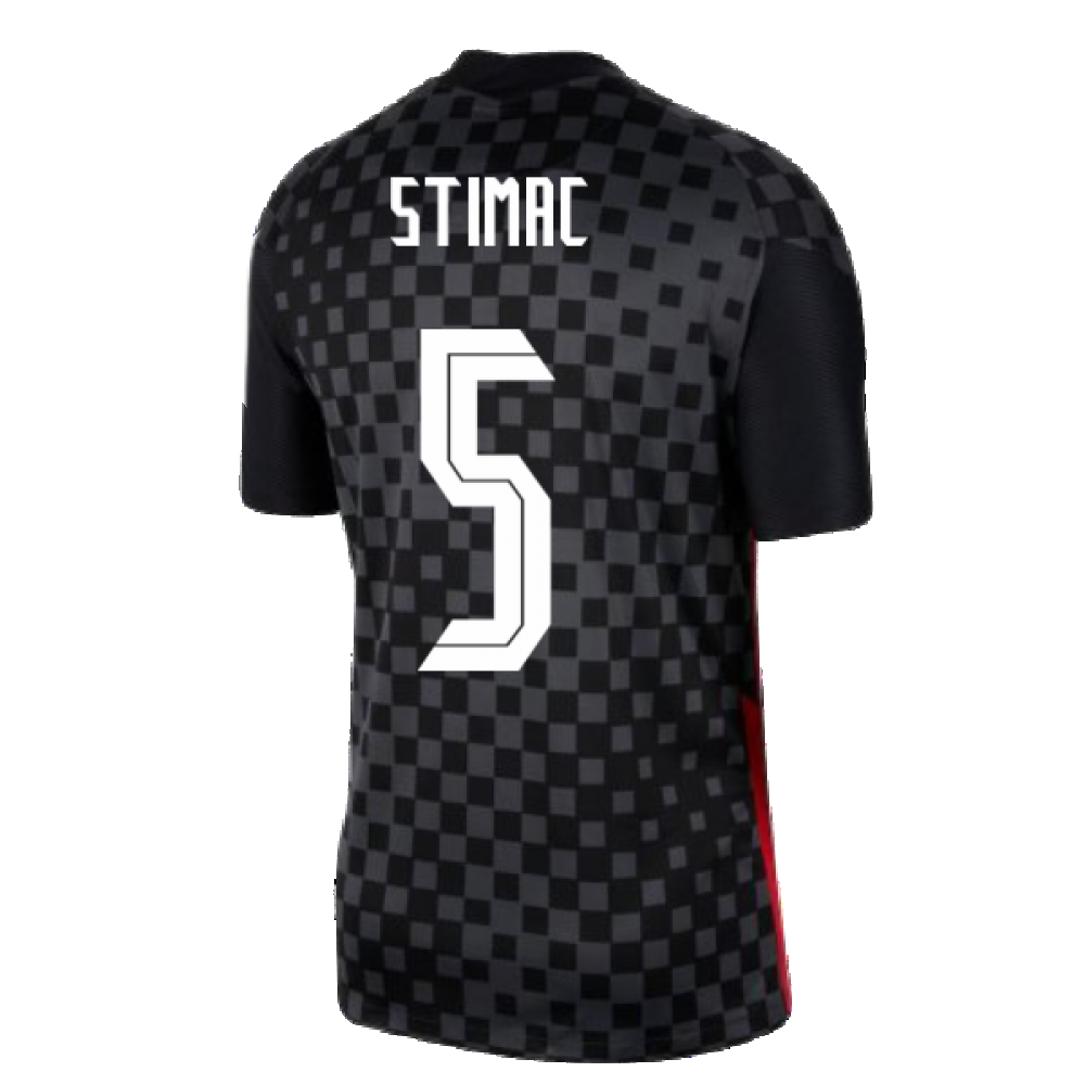 2020-2021 Croatia Away Nike Football Shirt (STIMAC 5)