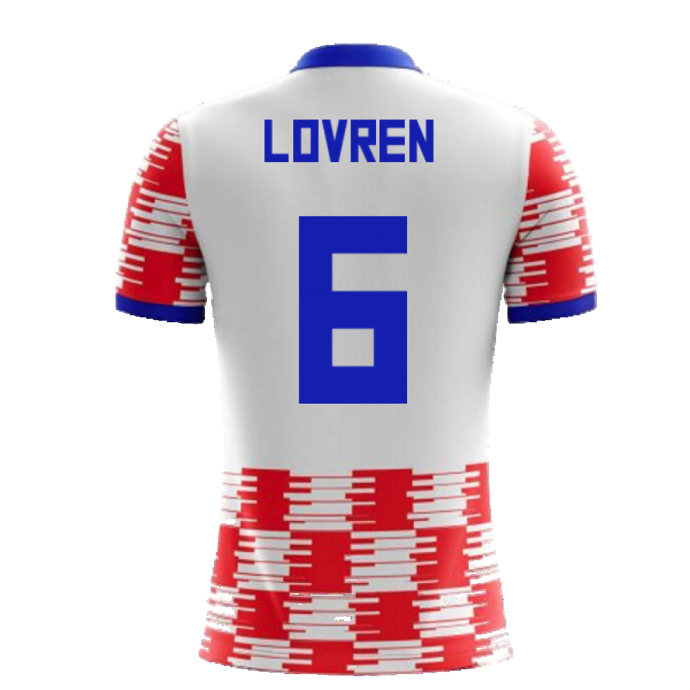 2024-2025 Croatia Home Concept Shirt (Lovren 6)