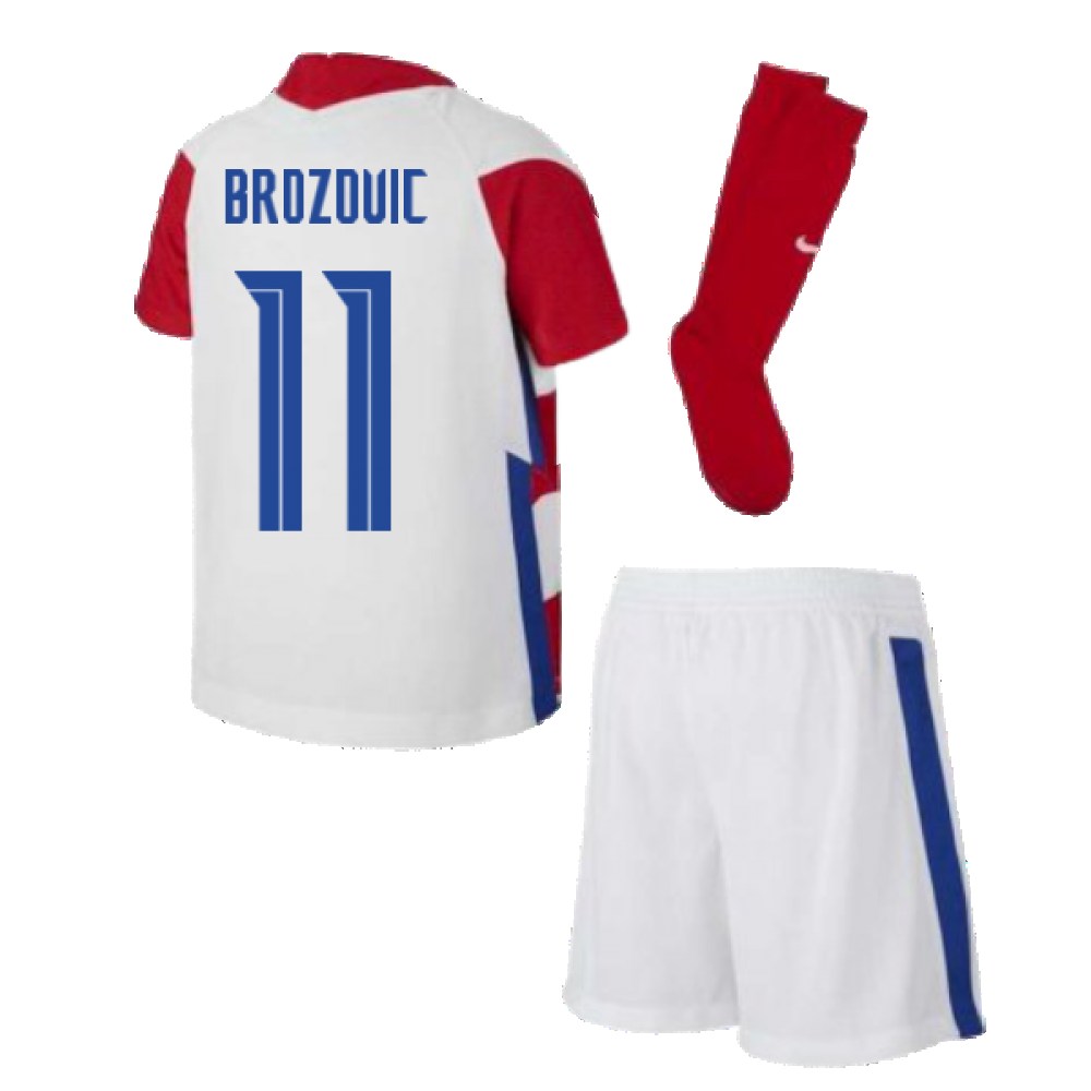 2020-2021 Croatia Home Mini Kit (BROZOVIC 11)