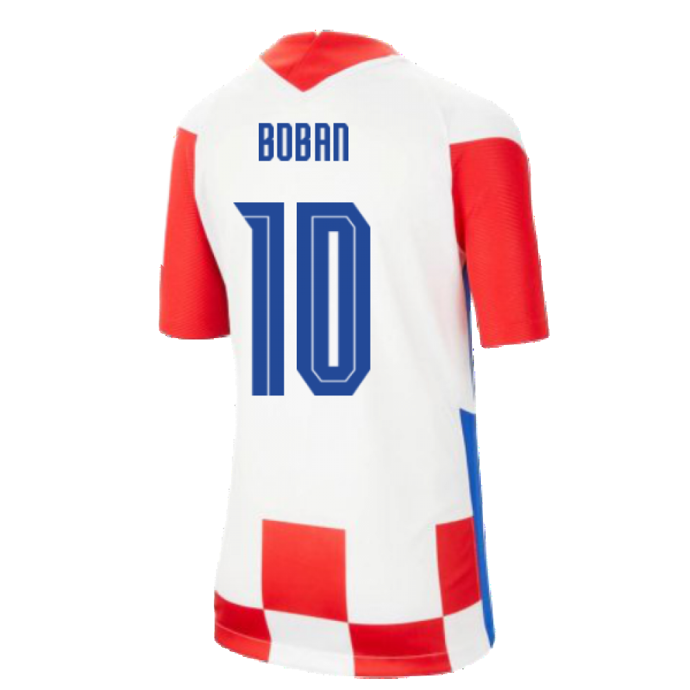 2020-2021 Croatia Home Nike Football Shirt (Kids) (BOBAN 10)