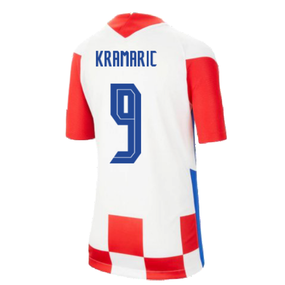 2020-2021 Croatia Home Nike Football Shirt (Kids) (KRAMARIC 9)