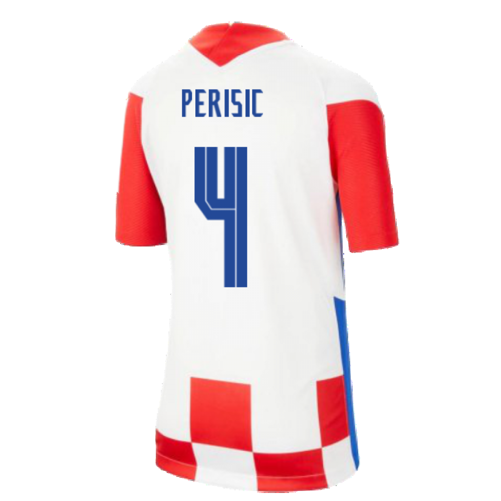 2020-2021 Croatia Home Nike Football Shirt (Kids) (PERISIC 4)