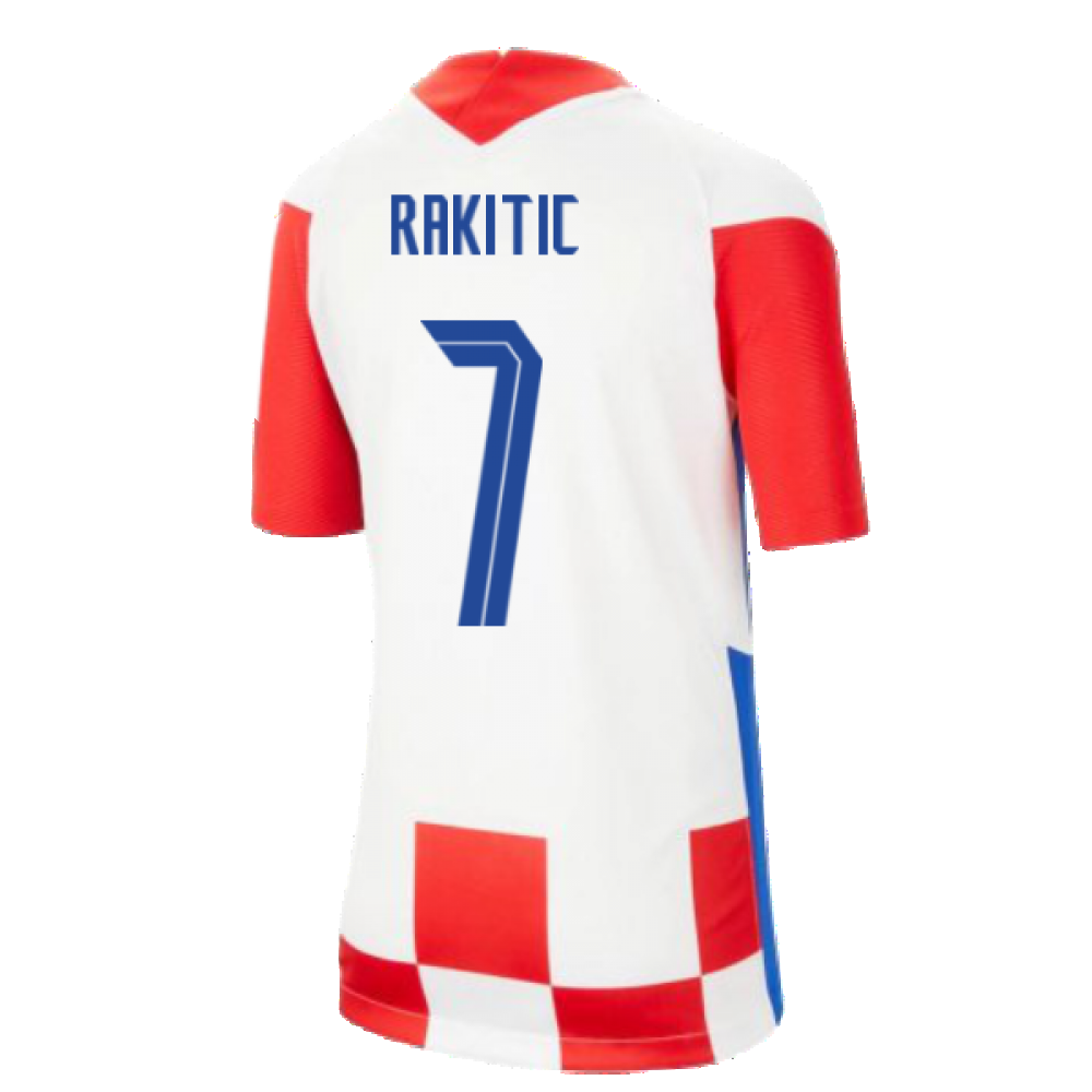 2020-2021 Croatia Home Nike Football Shirt (Kids) (RAKITIC 7)