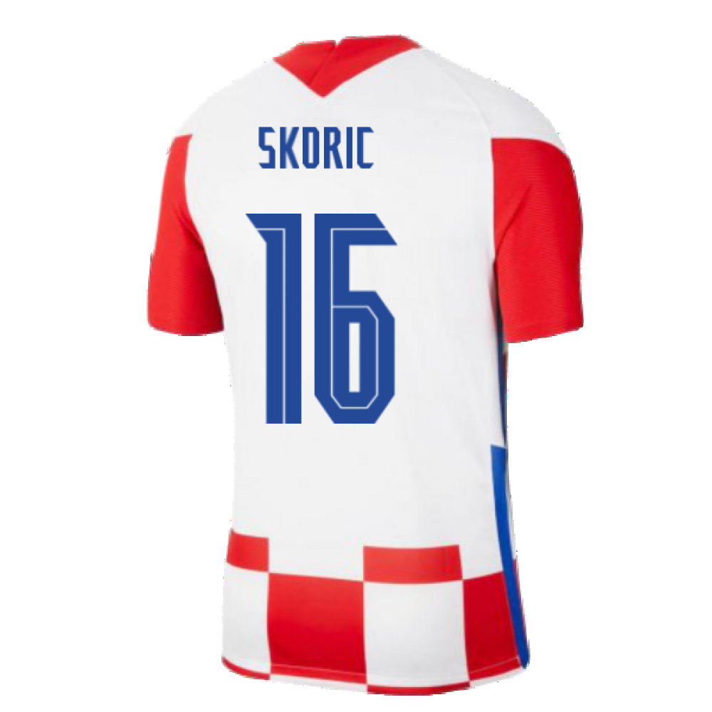 2020-2021 Croatia Home Nike Football Shirt (SKORIC 16)