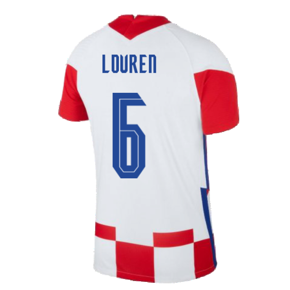 2020-2021 Croatia Home Nike Vapor Shirt (LOVREN 6)