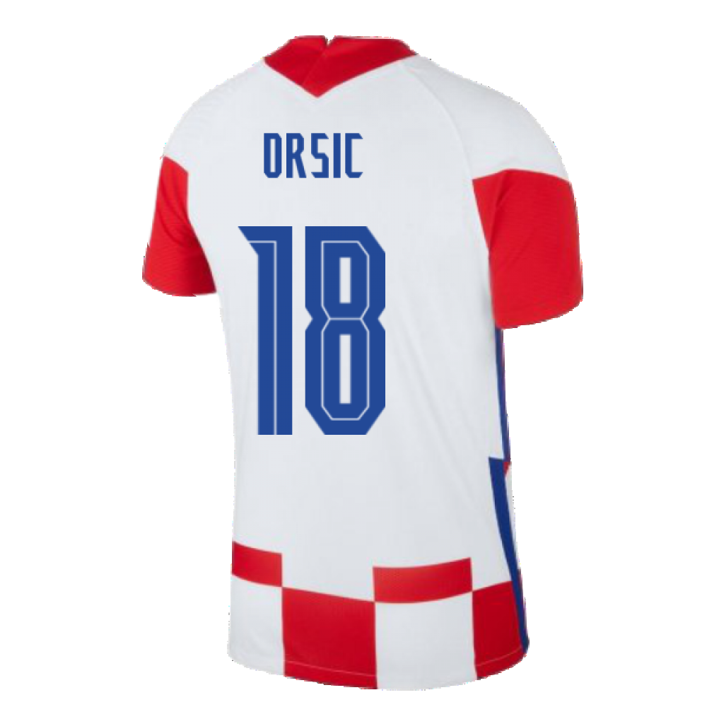 2020-2021 Croatia Home Nike Vapor Shirt (ORSIC 18)