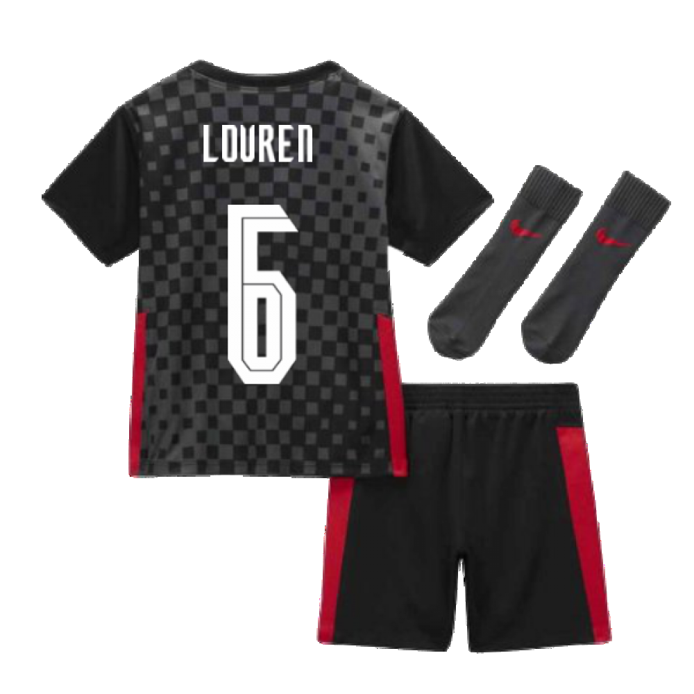 2020-2021 Croatia Little Boys Away Mini Kit (LOVREN 6)