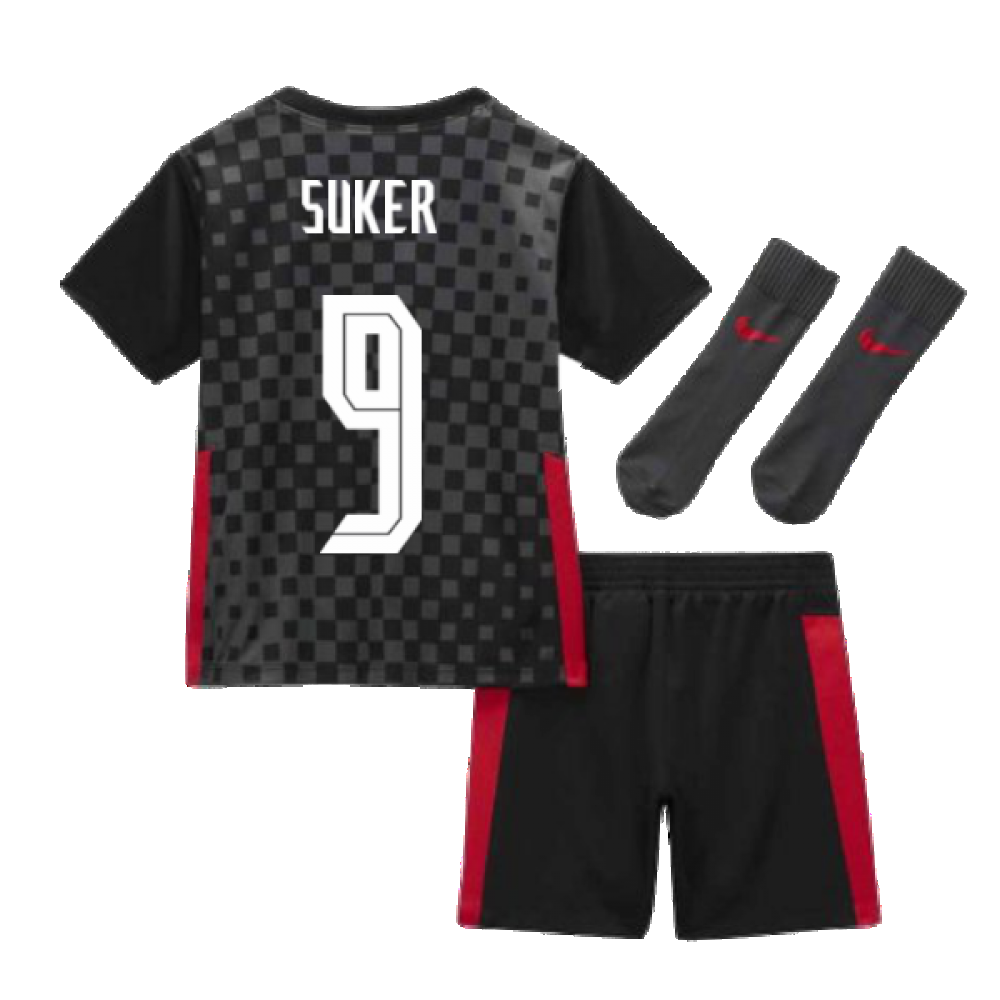 2020-2021 Croatia Little Boys Away Mini Kit (SUKER 9)