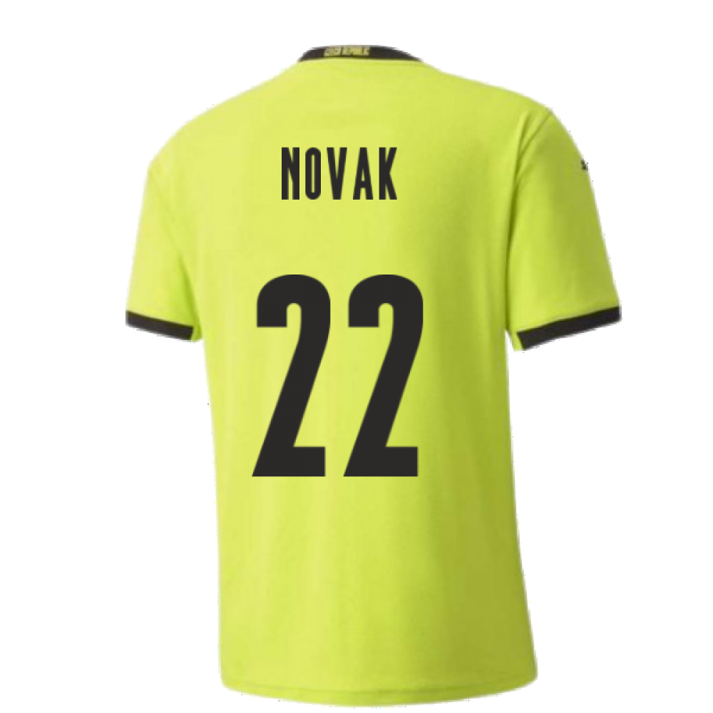 2020-2021 Czech Republic Away Puma Football Shirt (Kids) (NOVAK 22)