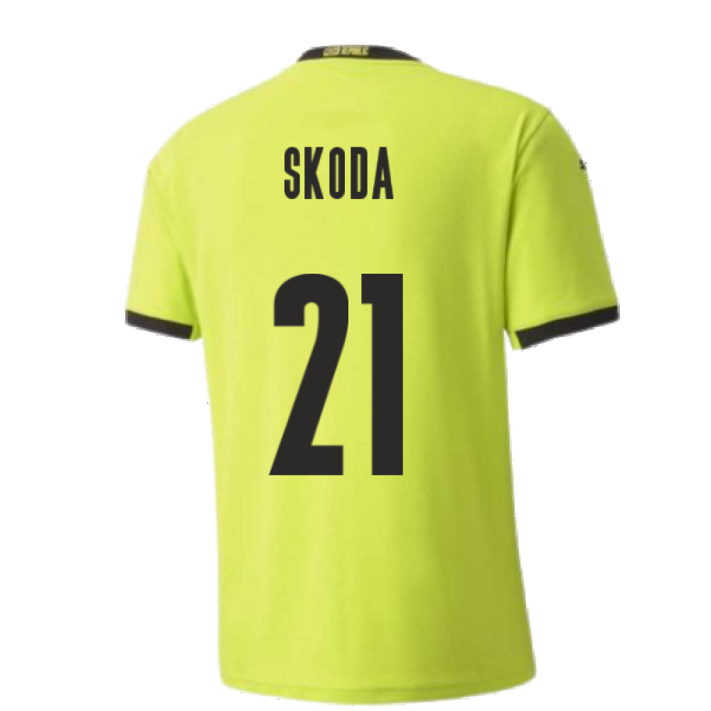 2020-2021 Czech Republic Away Puma Football Shirt (Kids) (SKODA 21)