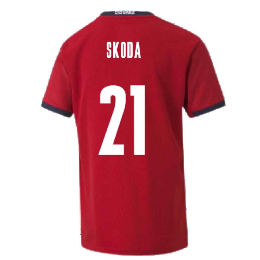 2020-2021 Czech Republic Home Shirt (Kids) (SKODA 21)