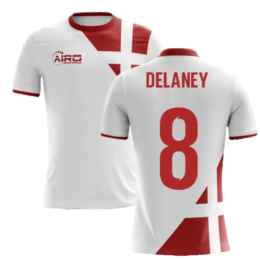 2024-2025 Denmark Away Concept Football Shirt (Delaney 8) - Kids