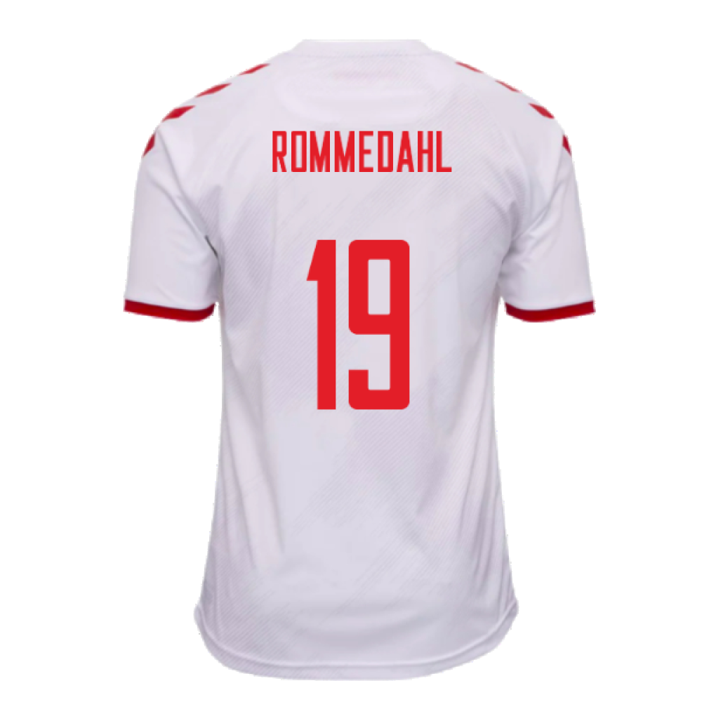 2020-2021 Denmark Away Shirt (ROMMEDAHL 19)