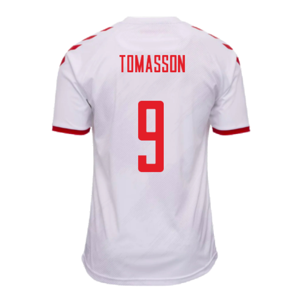 2020-2021 Denmark Away Shirt (TOMASSON 9)