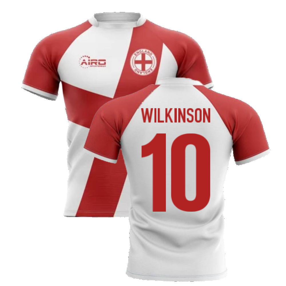 2024-2025 England Flag Concept Rugby Shirt (Wilkinson 10)