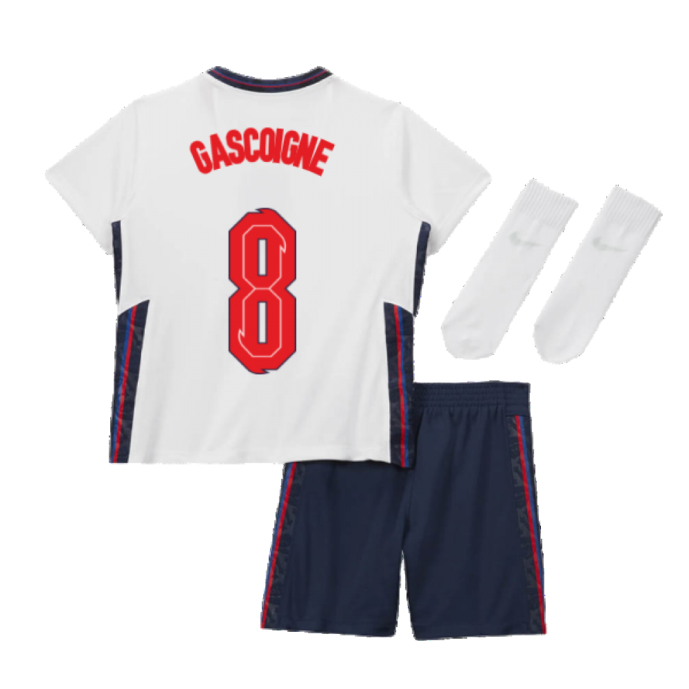 2020-2021 England Home Nike Baby Kit (GASCOIGNE 8)