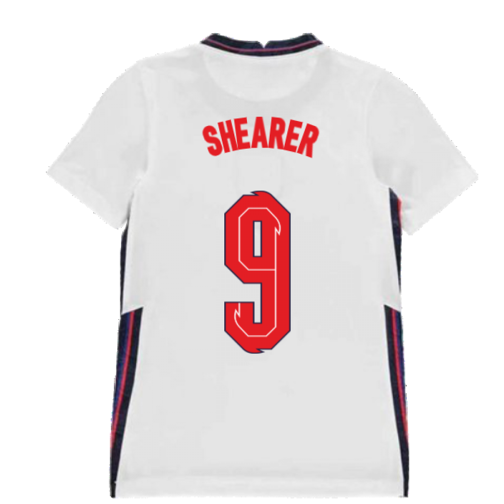 2020-2021 England Home Nike Football Shirt (Kids) (SHEARER 9)