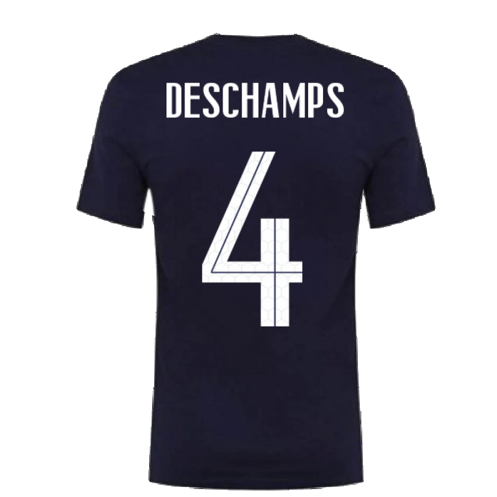 2020-2021 France Nike Ground Tee (Obsidian) (DESCHAMPS 4)