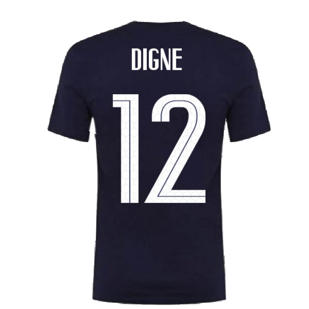 2020-2021 France Nike Ground Tee (Obsidian) (Digne 12)