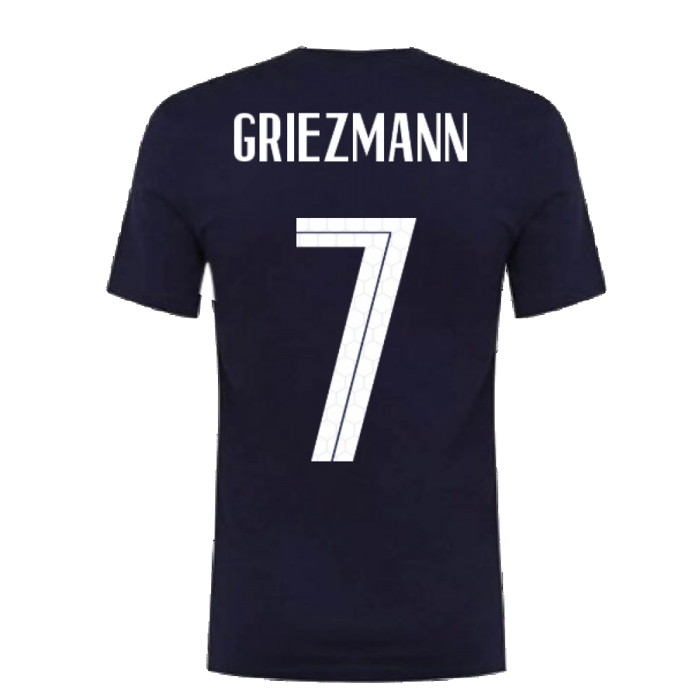 2020-2021 France Nike Ground Tee (Obsidian) (GRIEZMANN 7)