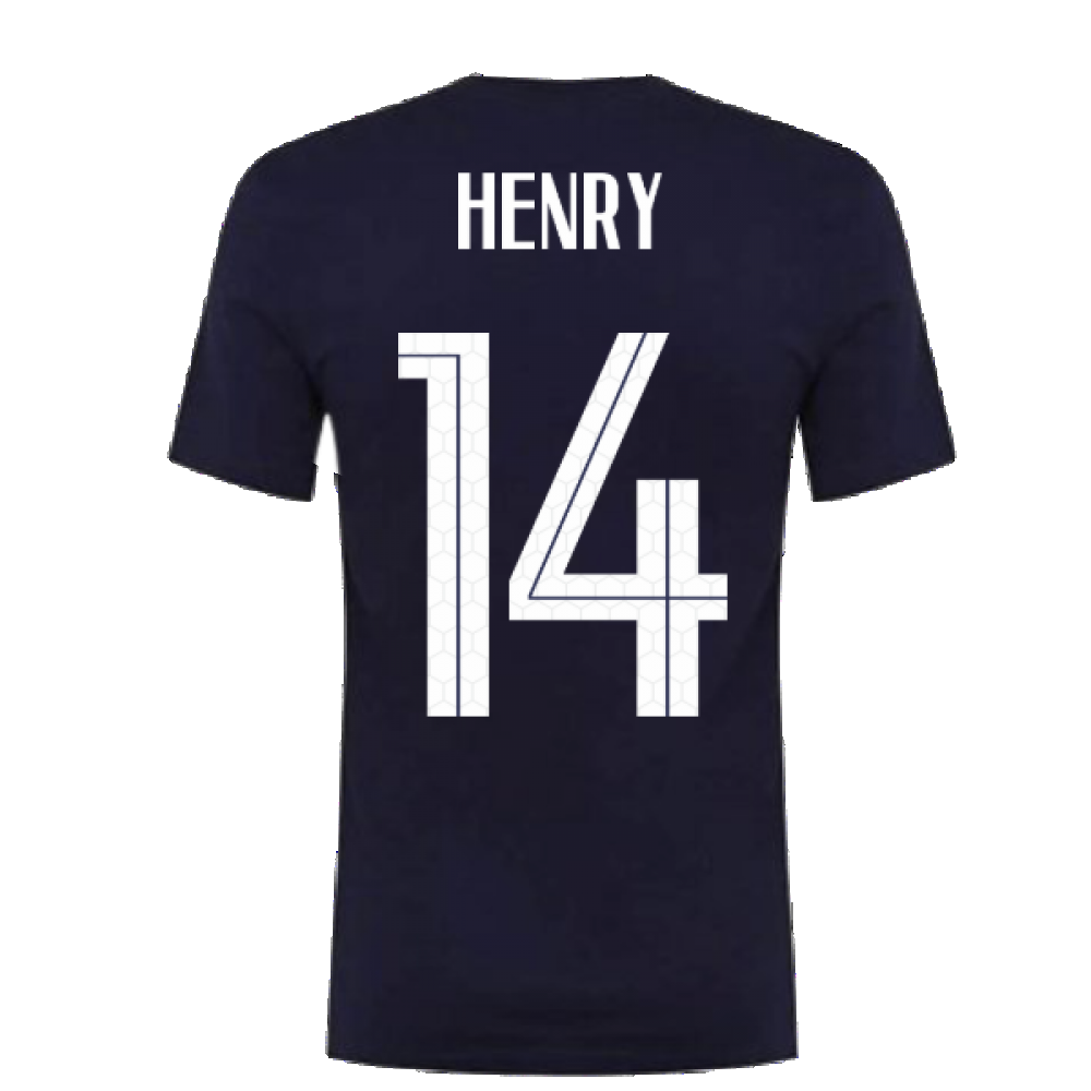 2020-2021 France Nike Ground Tee (Obsidian) (HENRY 14)