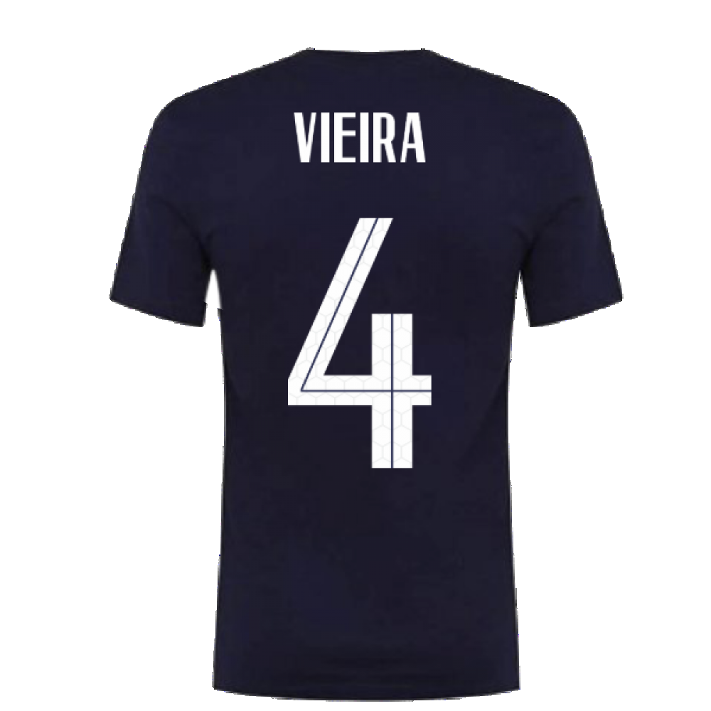 2020-2021 France Nike Ground Tee (Obsidian) (VIEIRA 4)