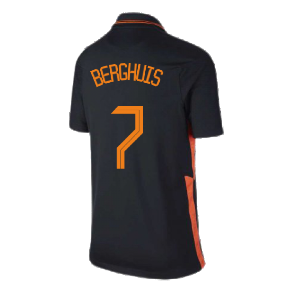 2020-2021 Holland Away Nike Football Shirt (Kids) (BERGHUIS 7)