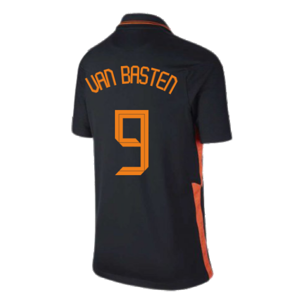 2020-2021 Holland Away Nike Football Shirt (Kids) (VAN BASTEN 9)