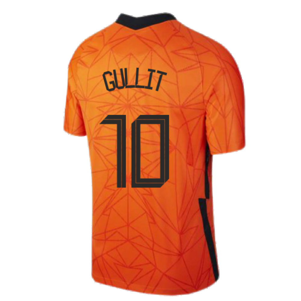 2020-2021 Holland Home Nike Football Shirt (GULLIT 10)