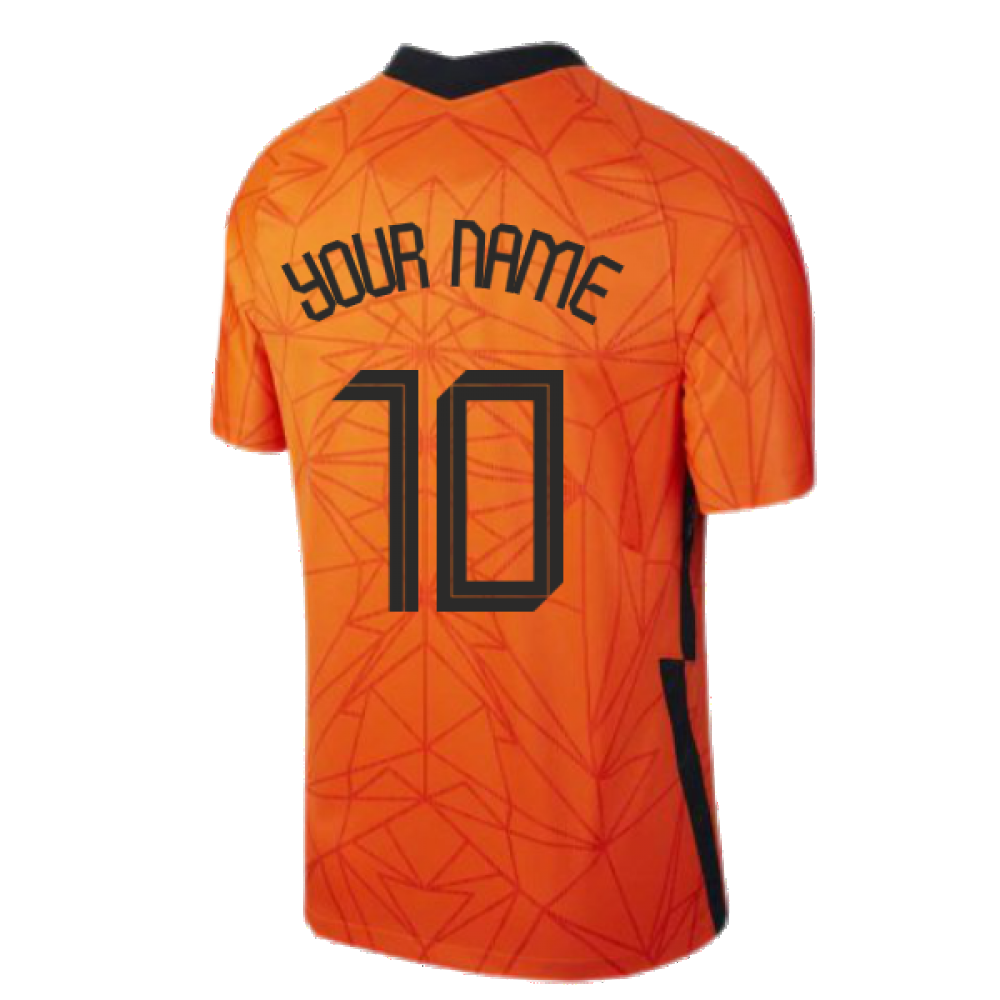 2020-2021 Holland Home Nike Football Shirt (Kids) (Your Name)