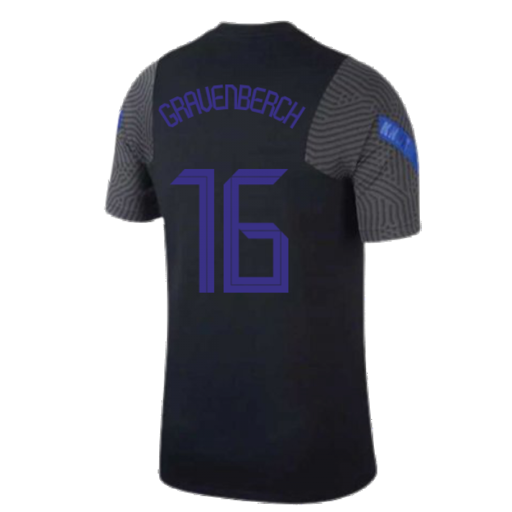 2020-2021 Holland Nike Training Shirt (Black) - Kids (GRAVENBERCH 16)