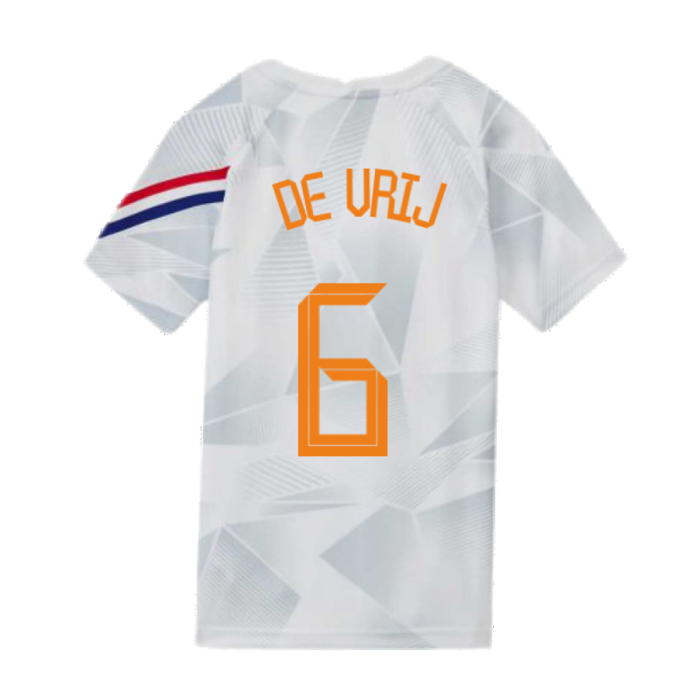 2020-2021 Holland Pre-Match Training Shirt (White) - Kids (DE VRIJ 6)