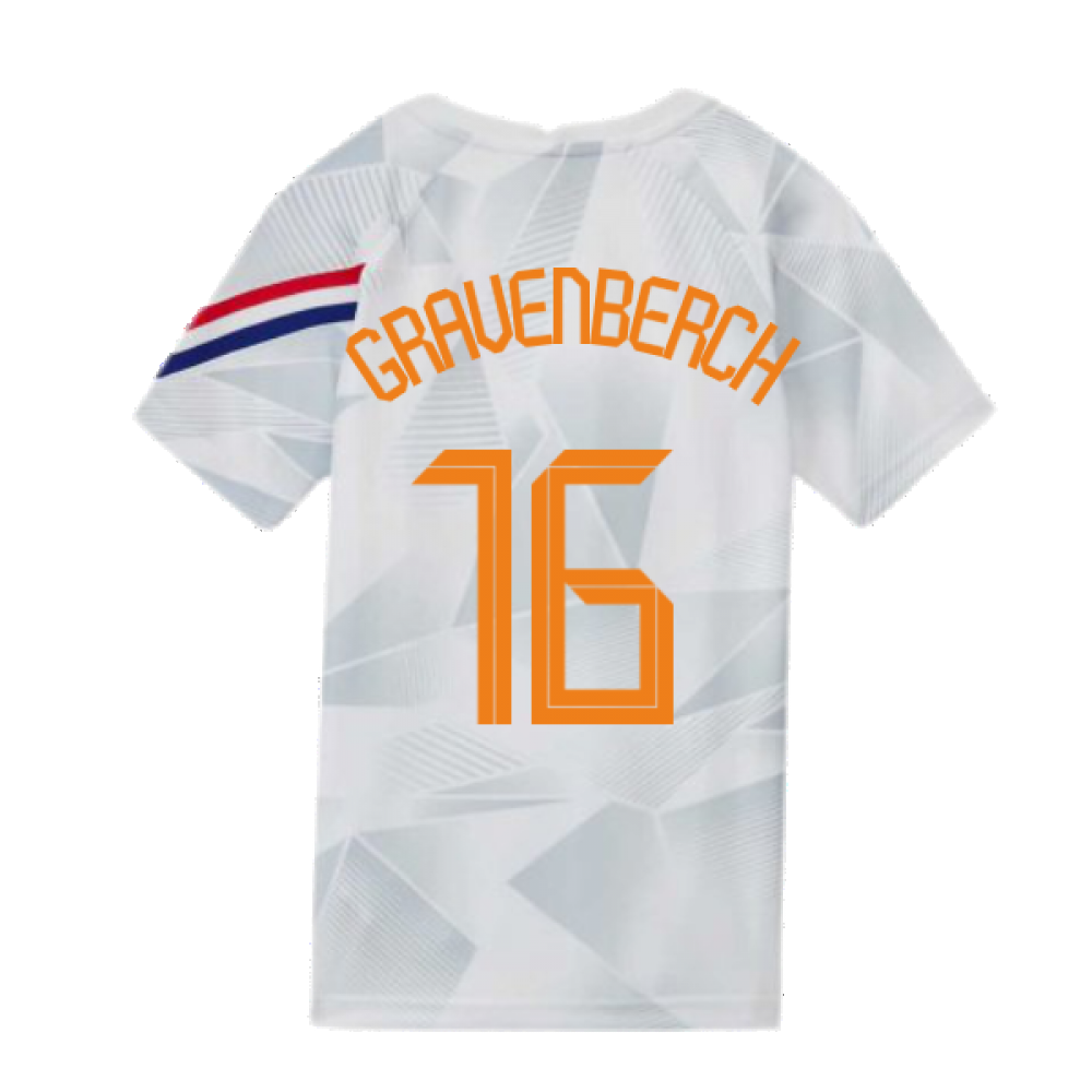 2020-2021 Holland Pre-Match Training Shirt (White) - Kids (GRAVENBERCH 16)