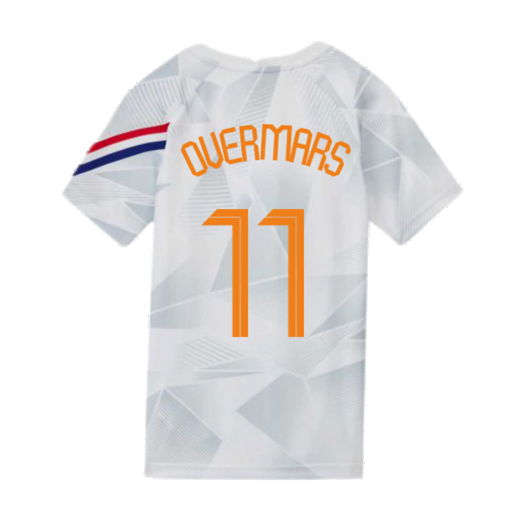 2020-2021 Holland Pre-Match Training Shirt (White) - Kids (OVERMARS 11)