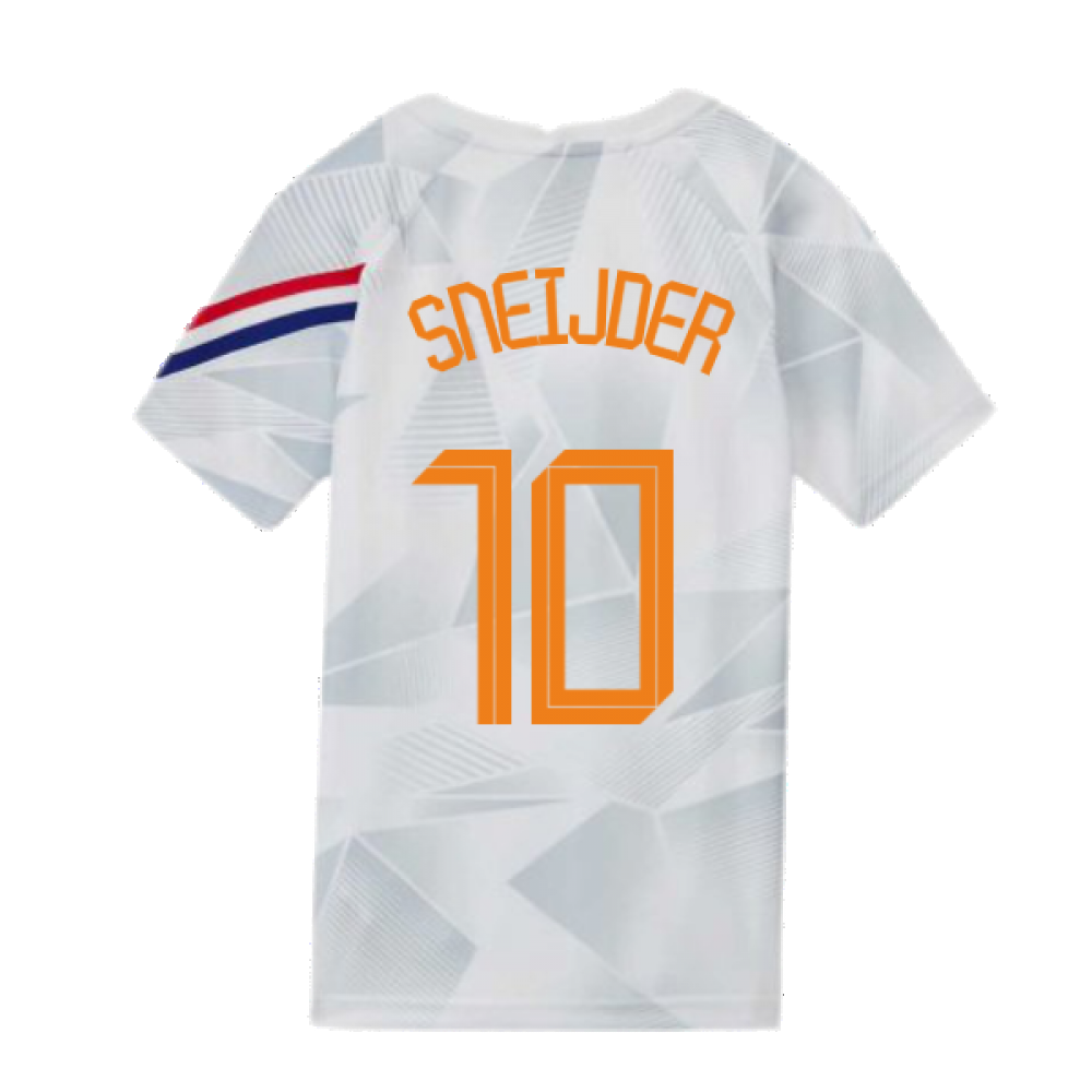 2020-2021 Holland Pre-Match Training Shirt (White) - Kids (SNEIJDER 10)